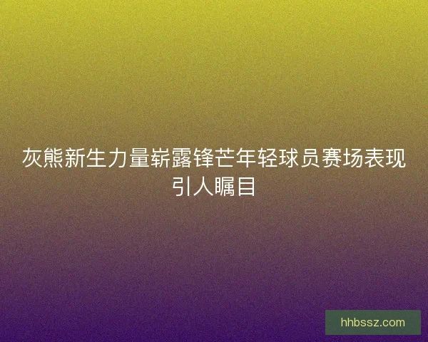灰熊新生力量崭露锋芒年轻球员赛场表现引人瞩目